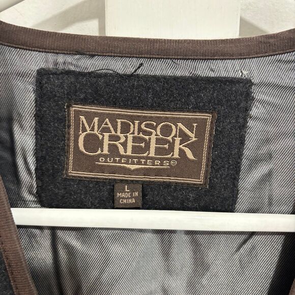 Madison Creek Full Zip Wool Vest With Pockets - Picture 3 of 6